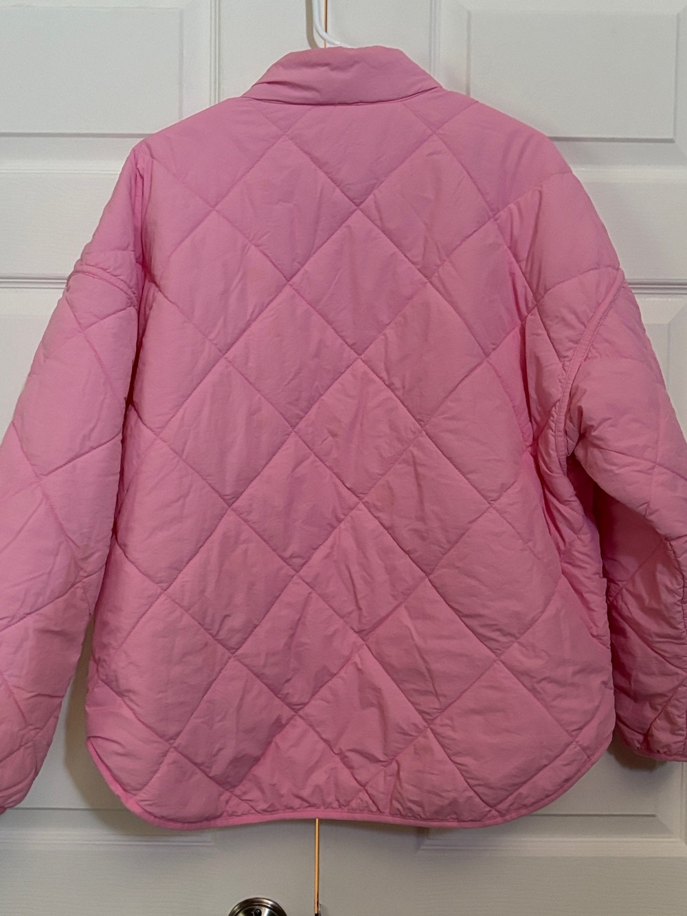 All in Motion Women’s XL Pink Quilted Jacket Full Zip Nylon Lightweight - Picture 2 of 8